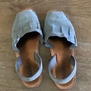Baby Blue Solillas Sandals